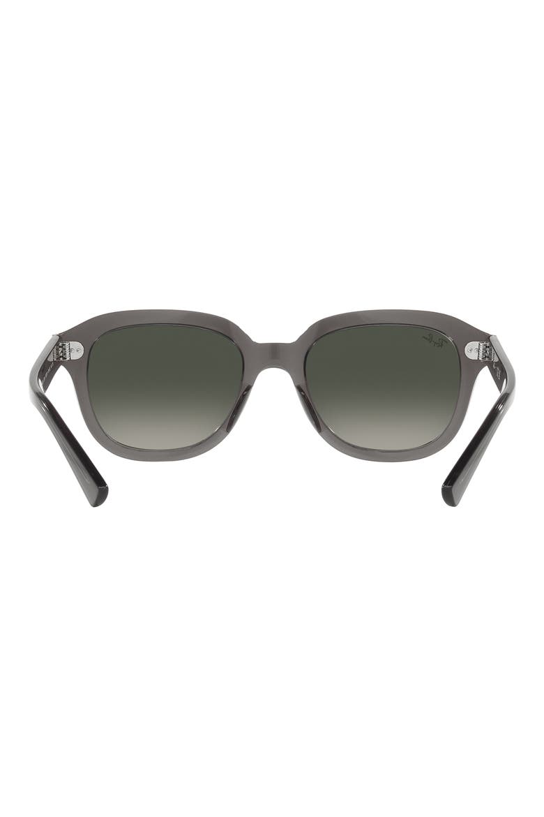 Erik 53mm Gradient Square Sunglasses, Alternate, color, GRAD GREY