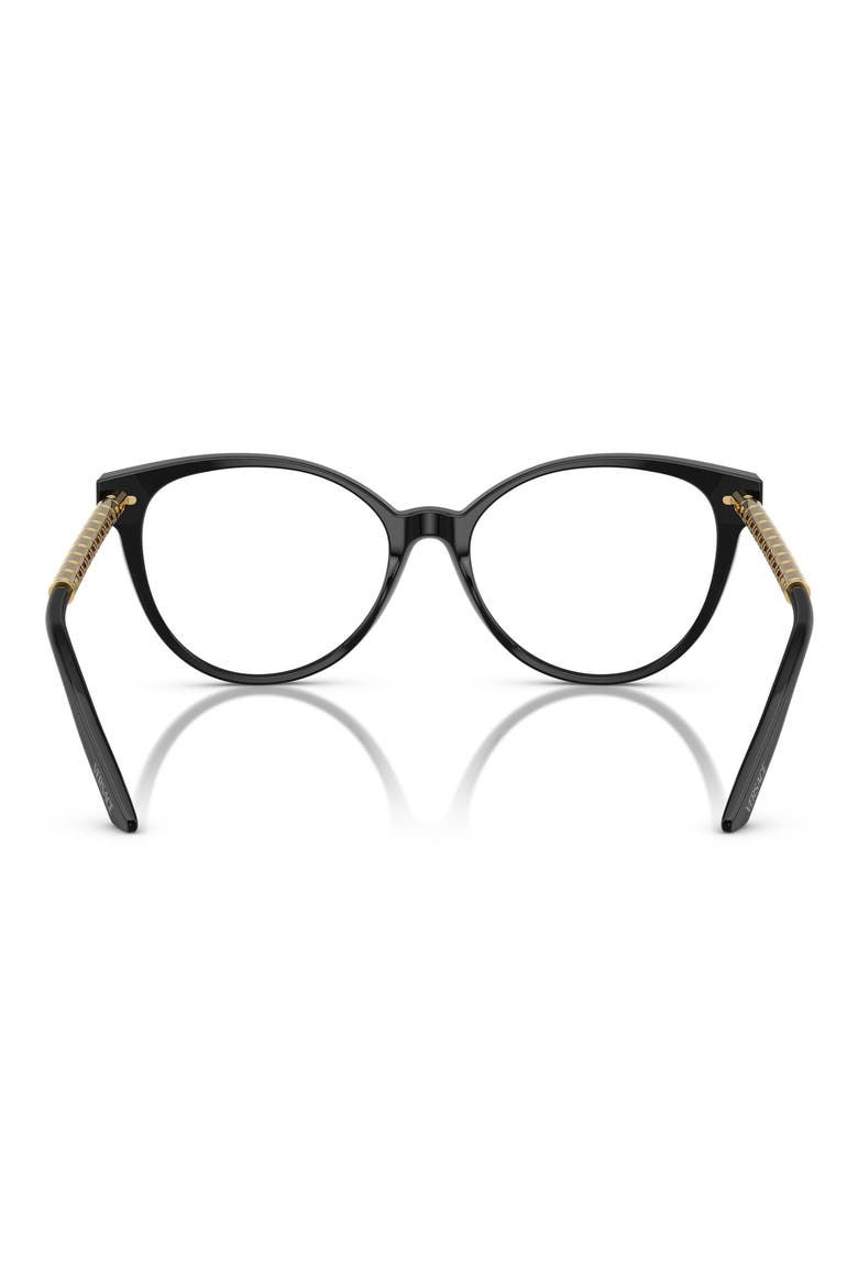 54mm Cat Eye Optical Glasses, Alternate, color, BLACK
