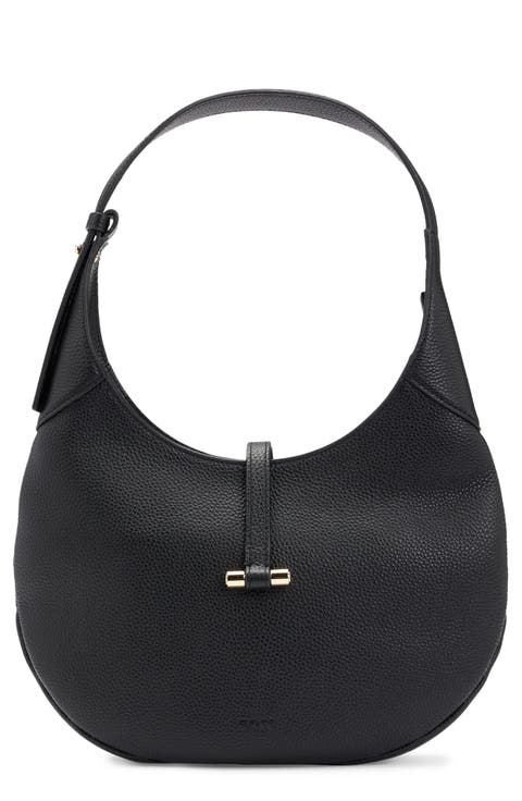 Lidney Leather Hobo Bag