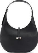 BOSS Lidney Leather Hobo Bag