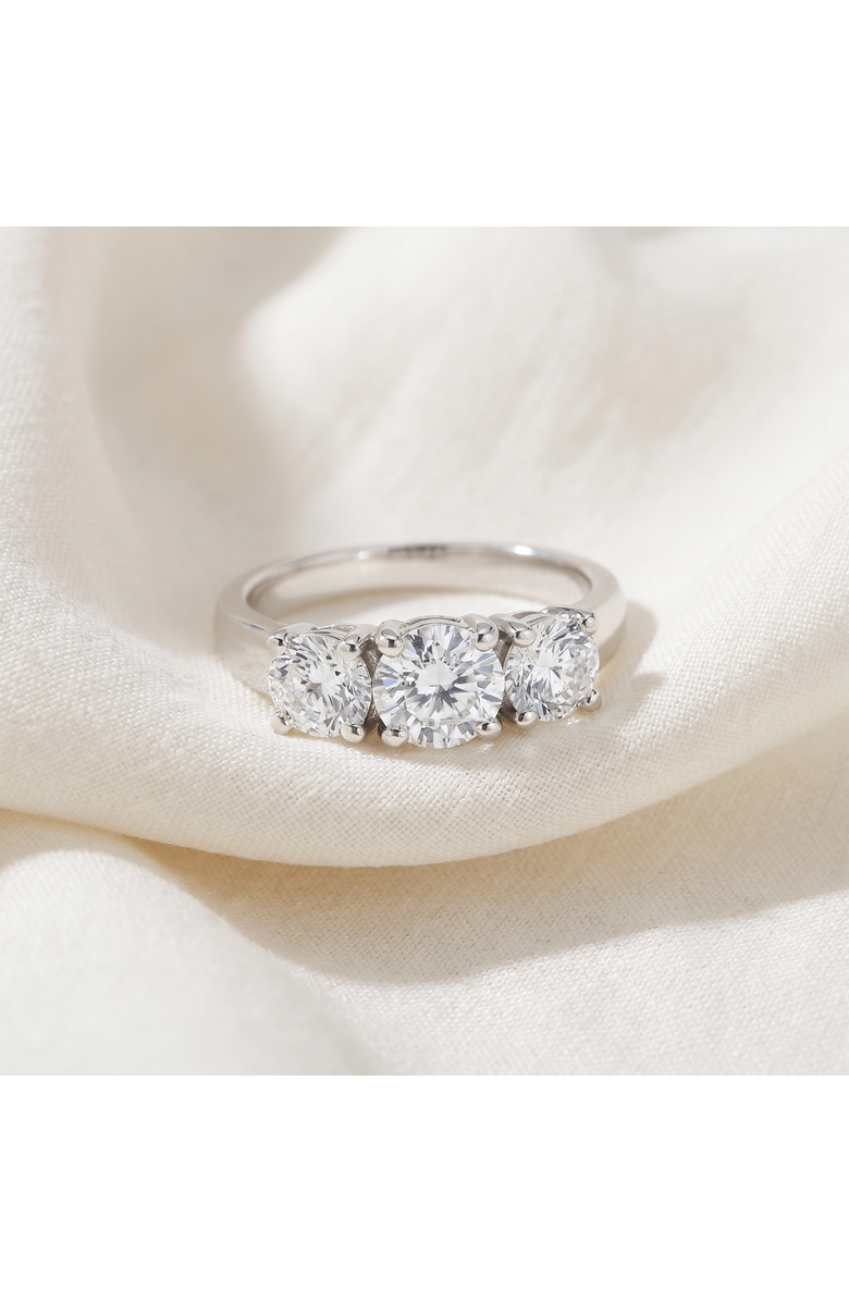 Bliss Diamond 2ct Three Stone Lab Grown Diamond Engagement Ring 14K Gold, Alternate, color,