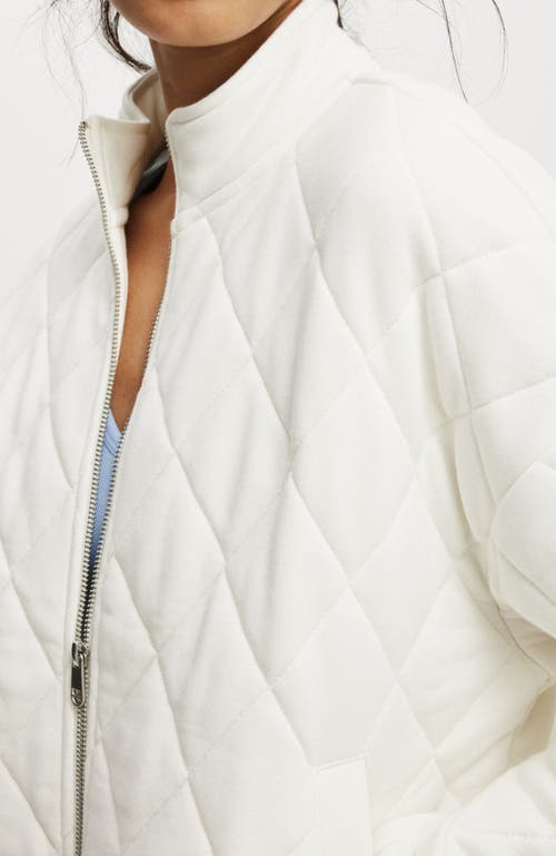 COTTON ON BODY COTTON ON BODY ACTIVE QUILTED ZIP THROUGH