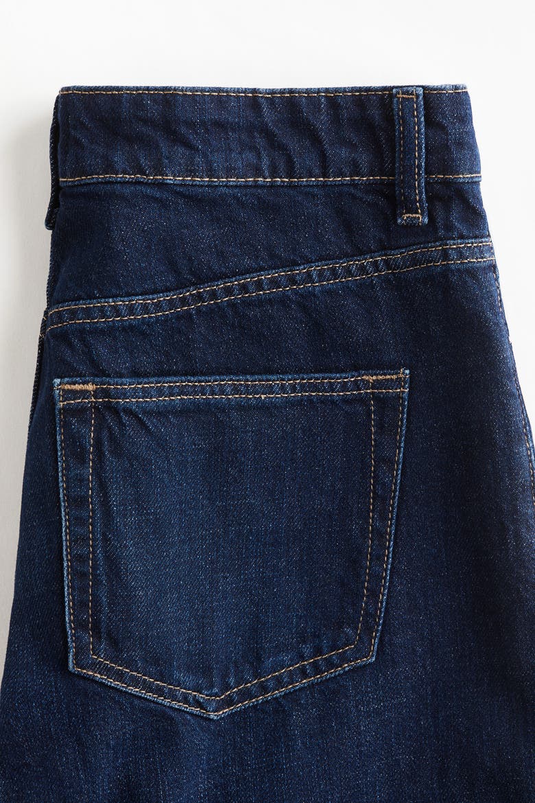 Wide Regular Jeans, Alternate, color, Dark denim blue