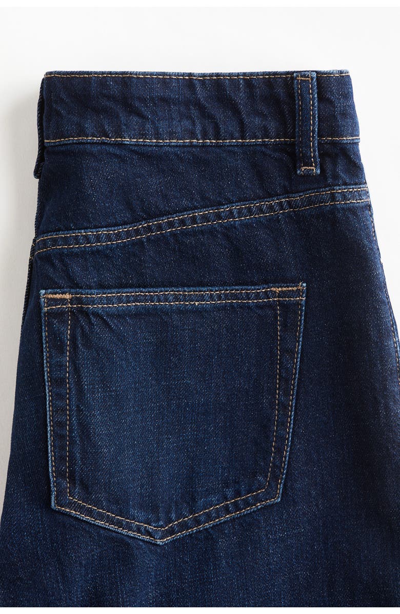 H&M Wide Regular Jeans, Alternate, color, Dark Denim Blue