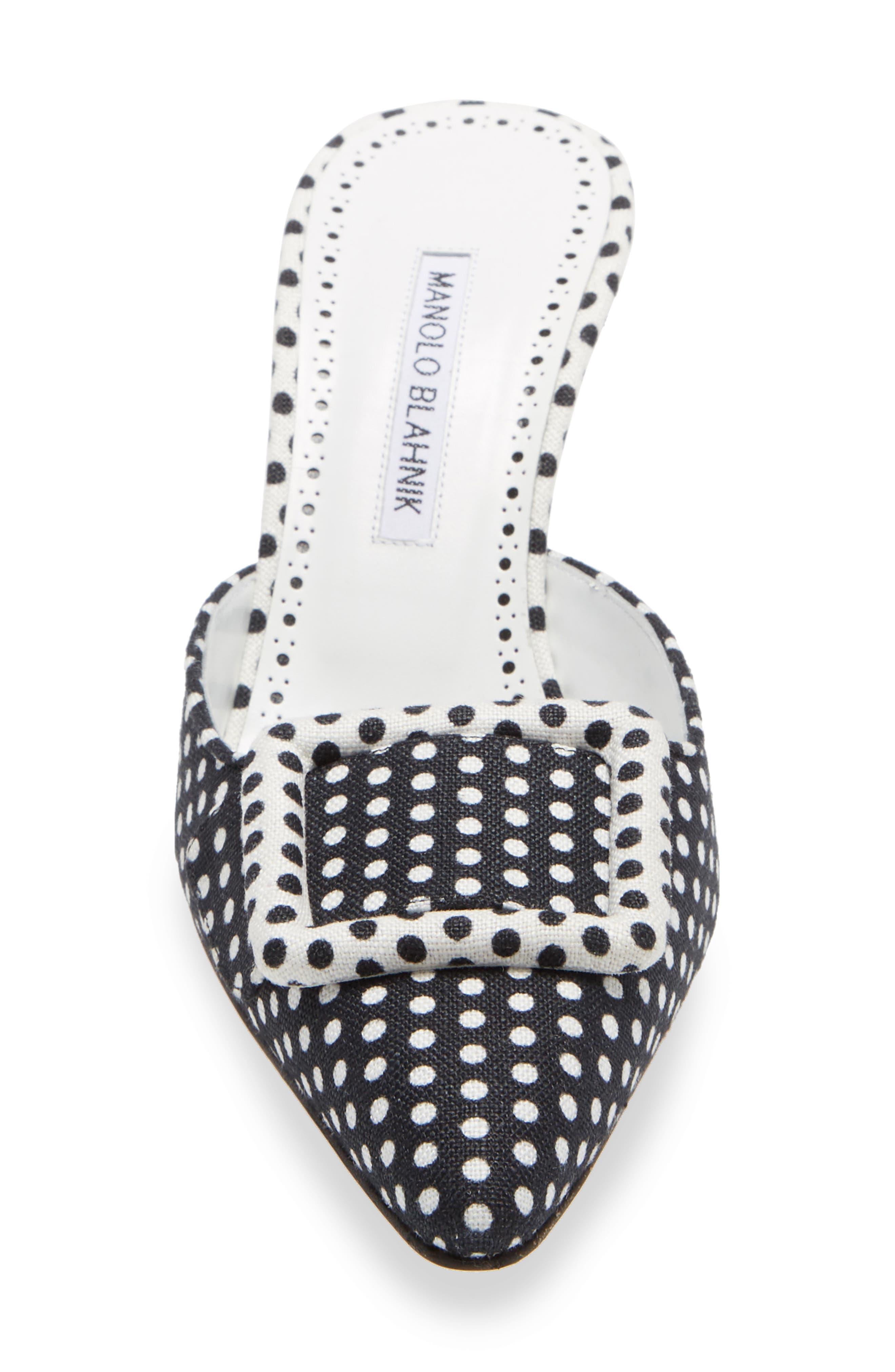 Manolo Blahnik Maysale Buckle Slide Mule, Alternate, color, 