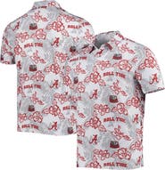 Reyn Spooner Men's Reyn Spooner White Alabama Crimson Tide Performance Polo