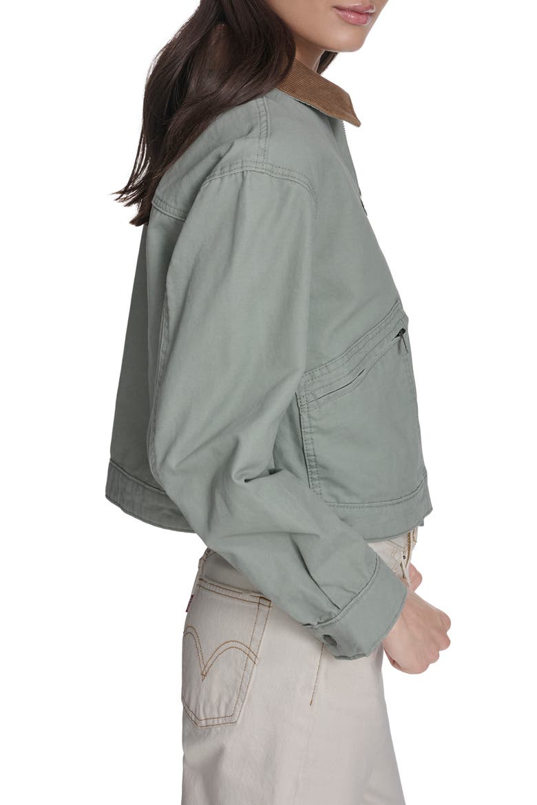 Crop Utility Jacket, Alternate, color, SHADOW