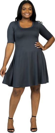 knee length semi formal black dresses Lace Semi Sheer Layer Knee Length Dress