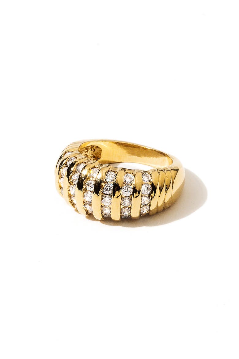 The Parker Crystal Ring, Main, color, GOLD