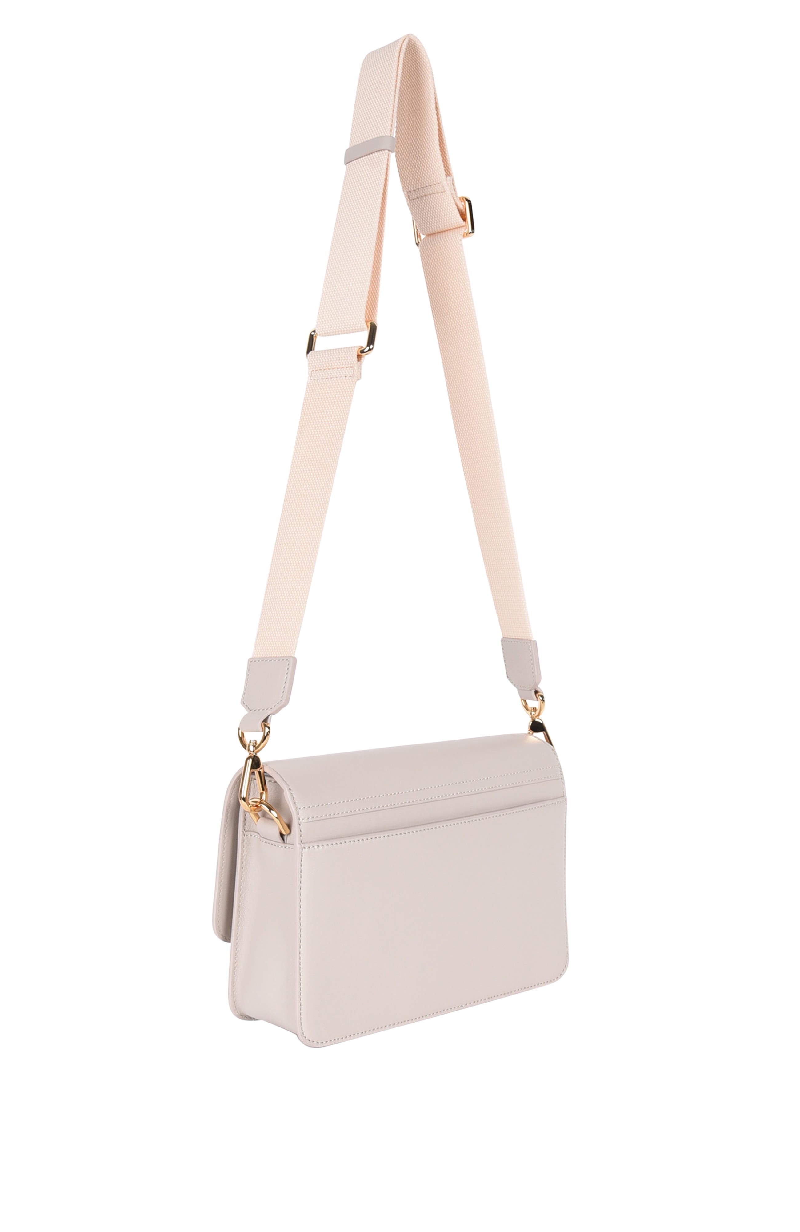 HYER GOODS Upcycled Leather and Canvas Convertible Crossbody Satchel, Alternate, color, Canvas/ Stone