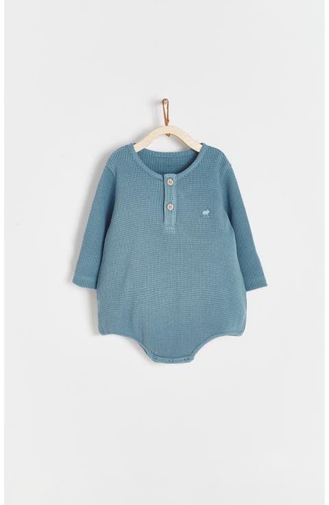 Bodysuit Mao Waffle for Infant