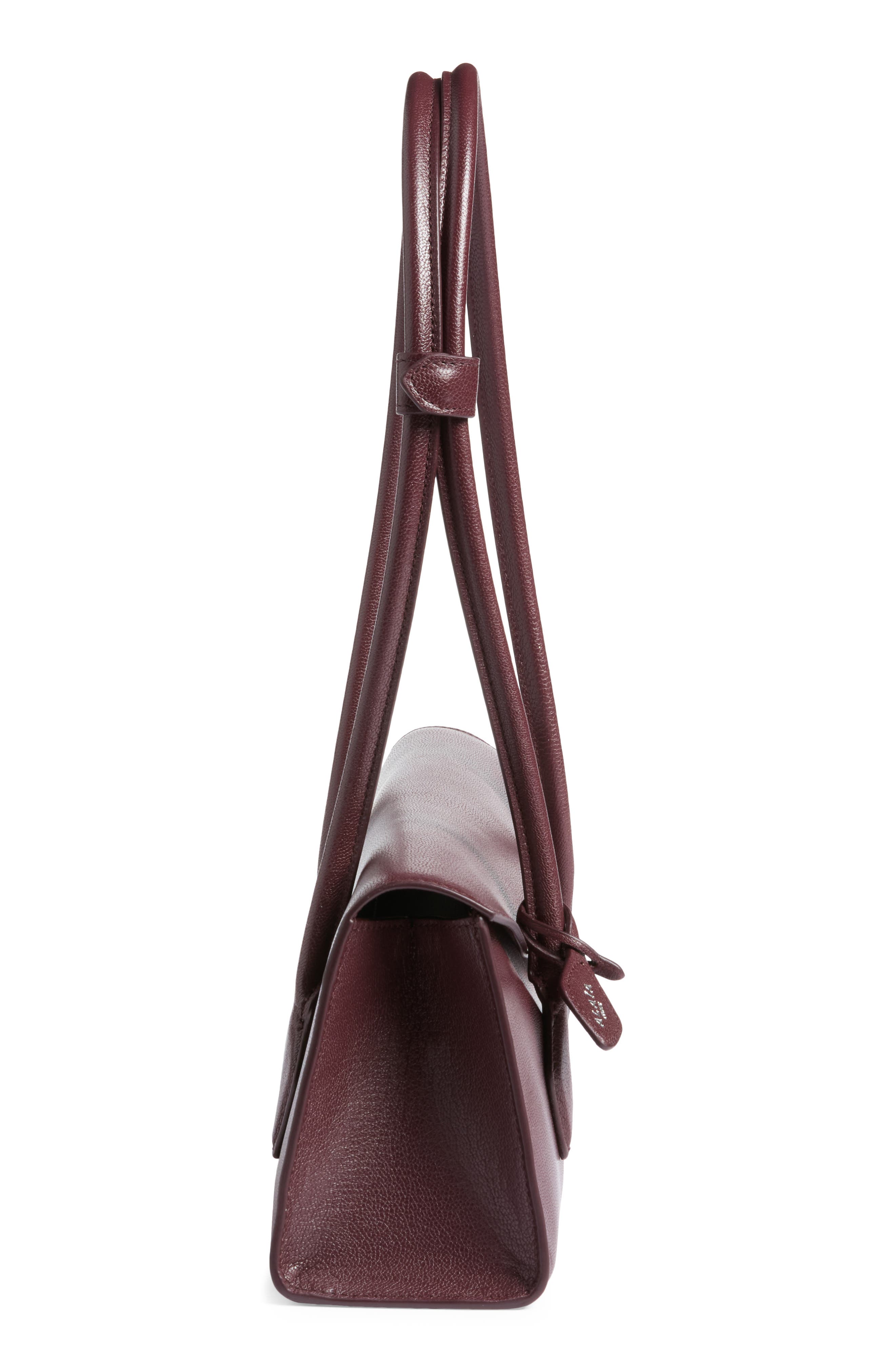 Medium Le Teckel Flap Shoulder Bag, Alternate, color, ROUGE GRENAT