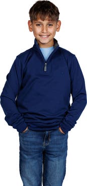 TailorByrd Kids' Fleece Quarter-Zip Pullover