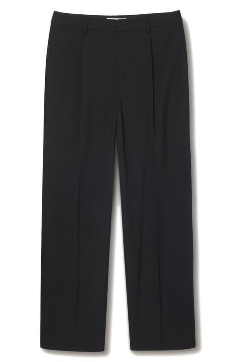 Pleated Semi Wide Slacks
