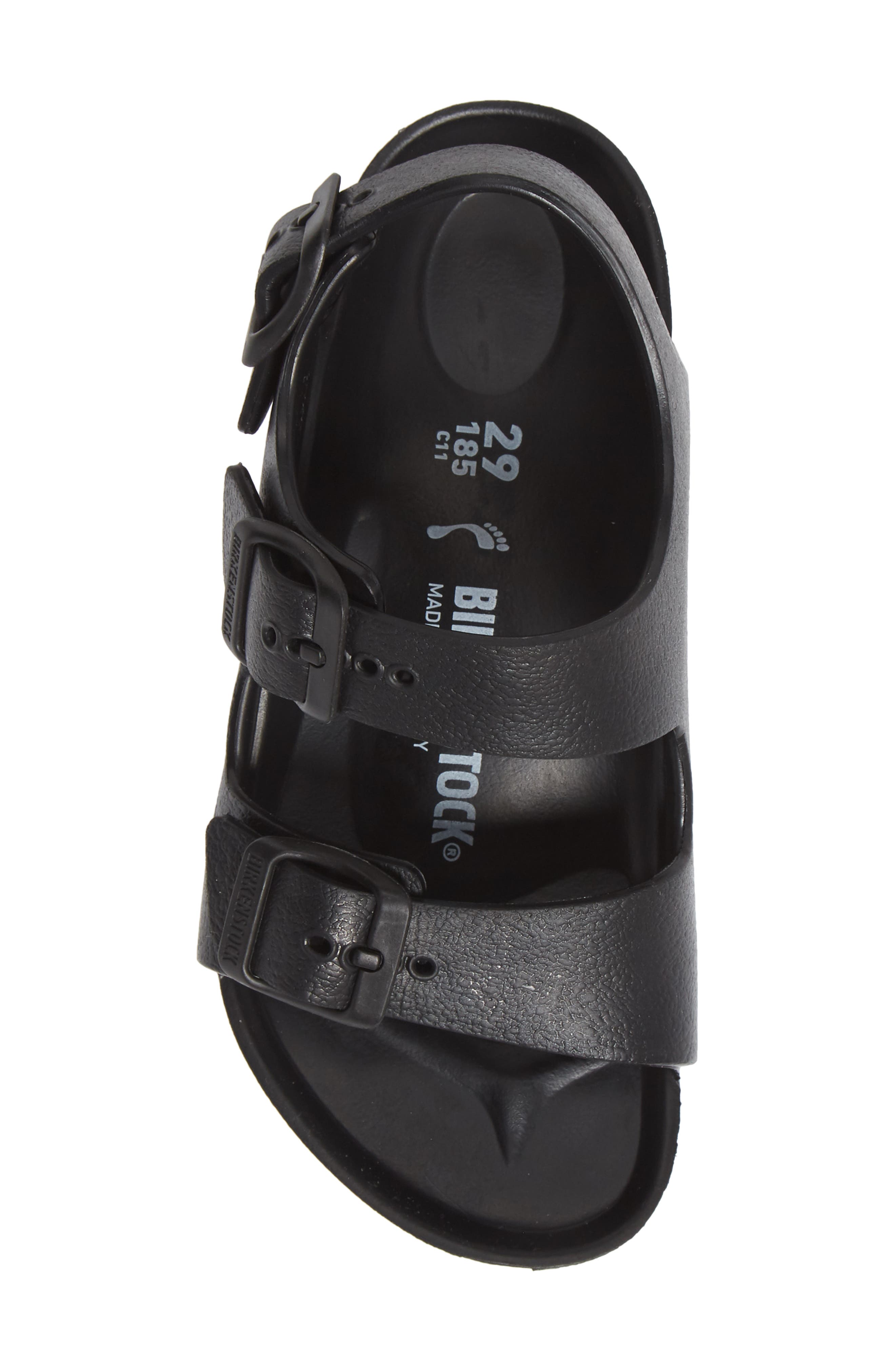 Birkenstock Kids' Milano EVA Sandal, Alternate, color, Black