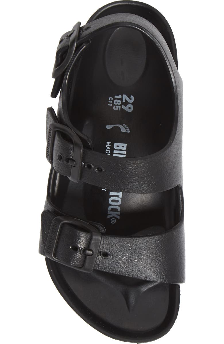 Birkenstock Kids' Milano EVA Sandal, Alternate, color, Black