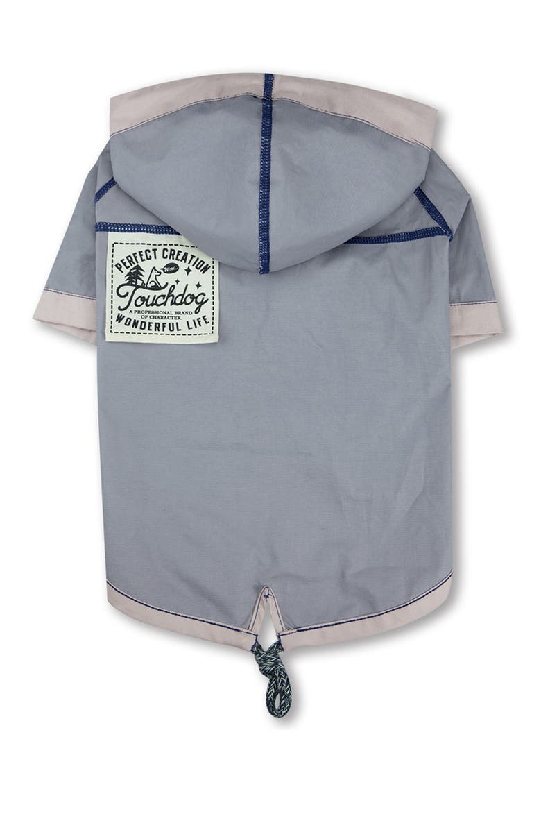 TOUCHDOG Cloudburst Waterproof Reversible Dog Raincoat - Pink - Extra Large, Alternate, color, Pink