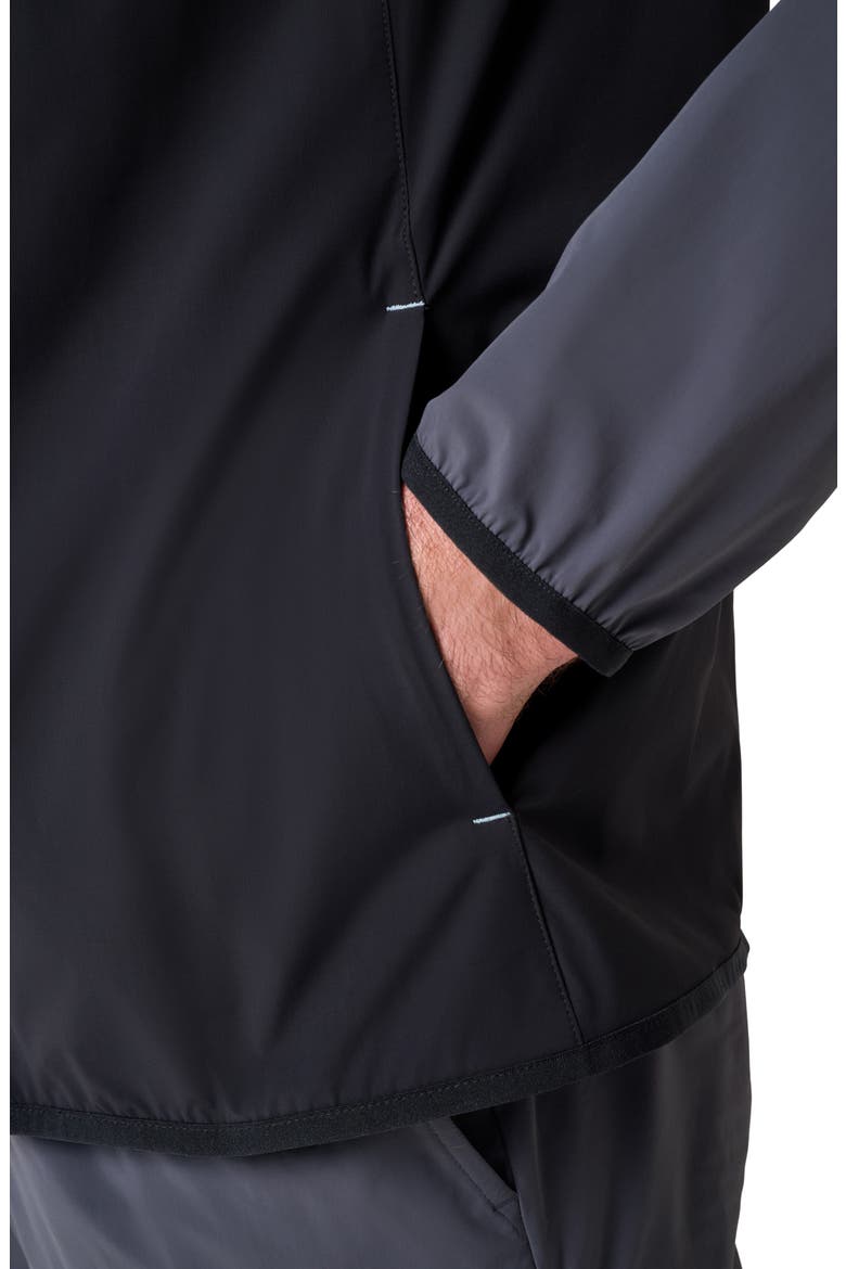 Court Ready Colorblocked Hooded Performance Jacket, Alternate, color, BLACK