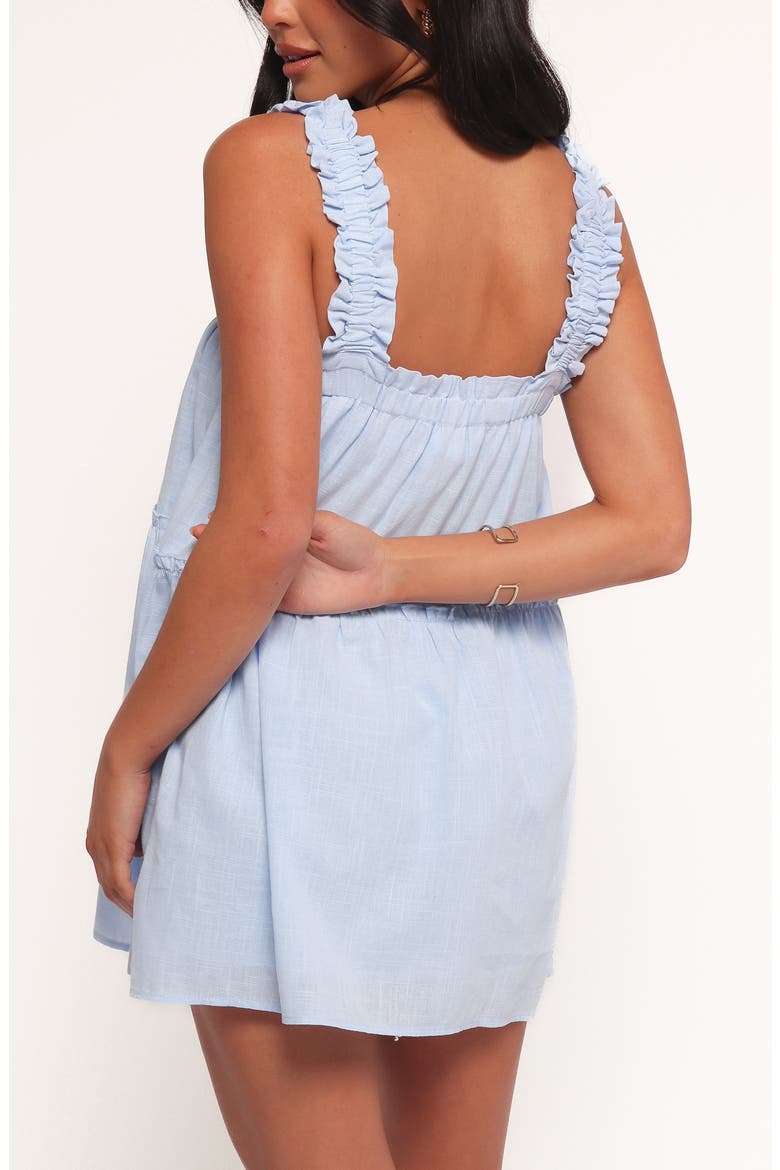 Elena Sleeveless Cotton Sundress, Alternate, color, LIGHT BLUE