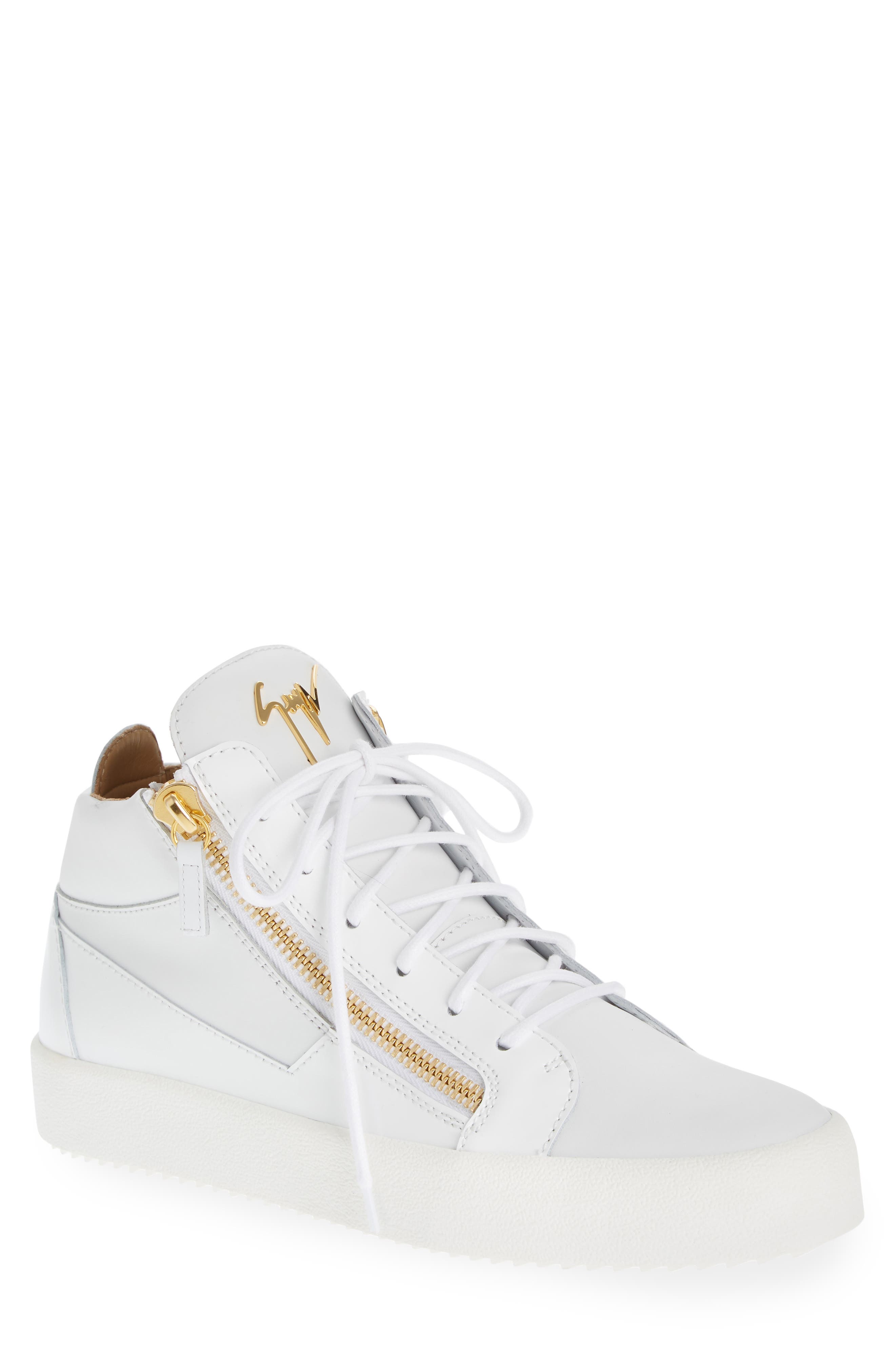 Giuseppe Zanotti Mid Top Sneaker, Main, color, 