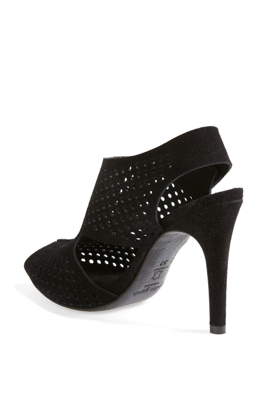 Pedro Garcia 'Samara' Perforated Open Toe Sandal, Alternate, color, 