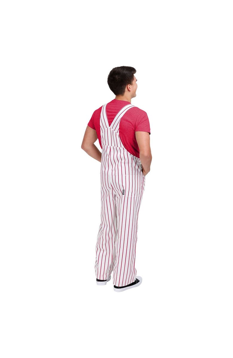 FOCO Men's FOCO White Philadelphia Phillies Pinstripe Bib Overalls, Alternate, color, White