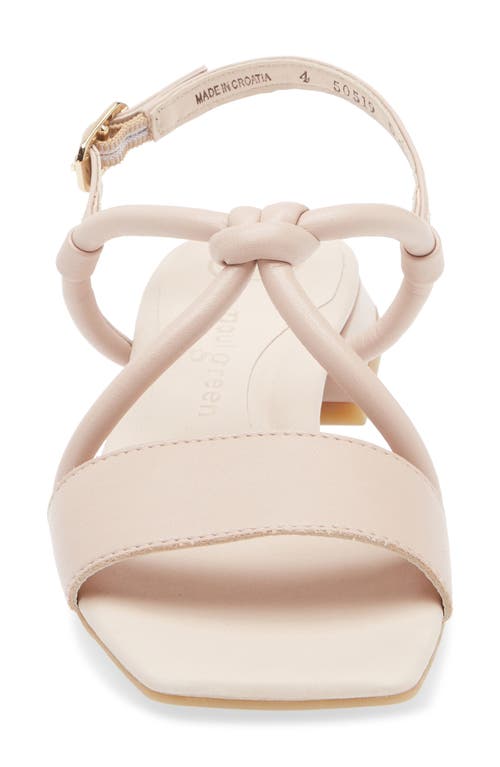 Paul Green Alissa Slingback Sandal In Biscuit Future Nappa
