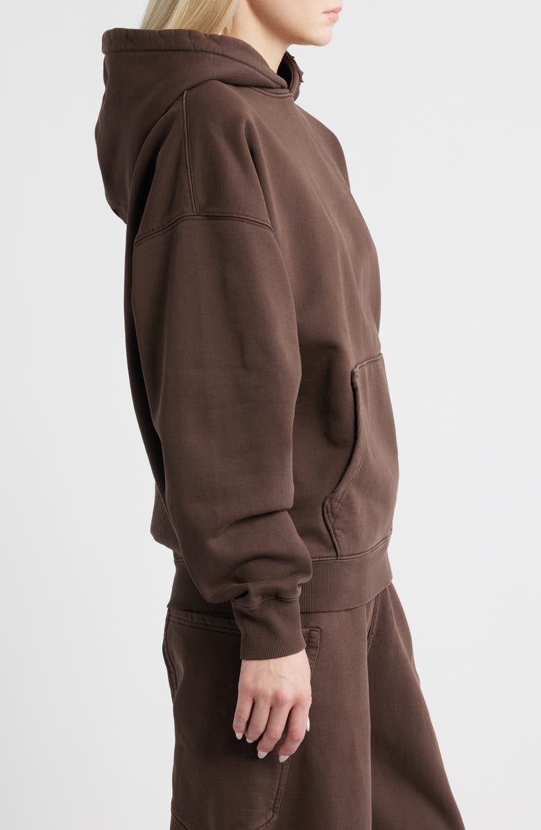 AFRM Blake Cotton Hoodie, Alternate, color, Espresso