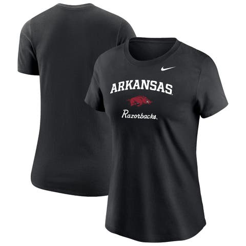 Women's Nike Black Arkansas Razorbacks Primary T-Shirt