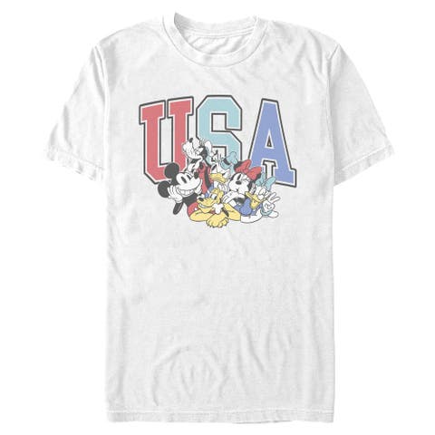 Men's Mickey & Friends The American Dream Team  Graphic T-Shirt