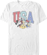 Mickey & Friends Men's Mickey & Friends The American Dream Team Graphic T-Shirt
