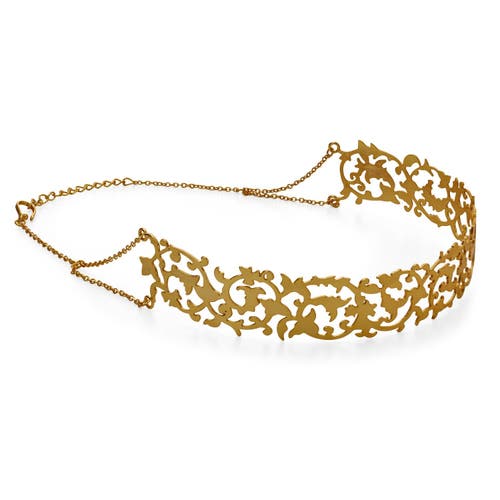 Dhwani Bhansal Kimya Choker In Gold Plated