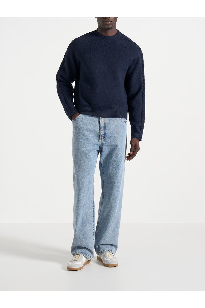 Relaxed Fit Jeans, Alternate, color, Mid Blue