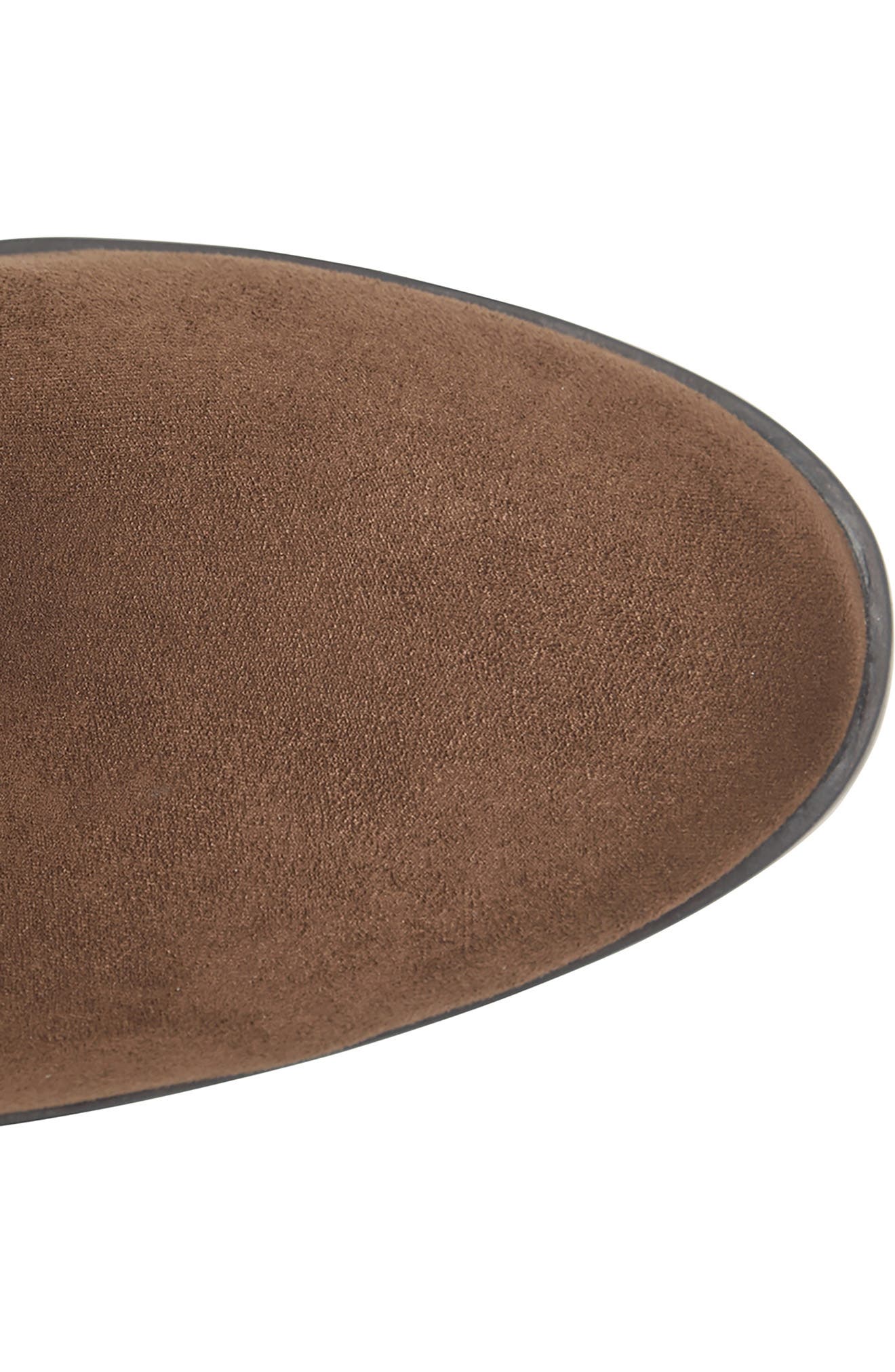 Eloise Bootie, Alternate, color, BROWN SUEDE