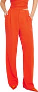 Good American Luxe Suiting Column Wide Leg Trousers