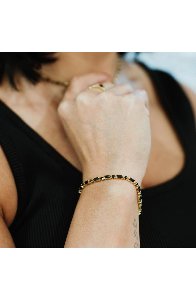 Ivy & Pearl Co. The Harrington Noir Bracelet, Alternate, color, Gold