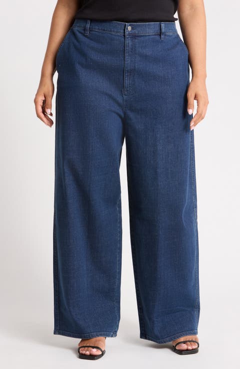 High Waist Roomy Wide Leg Jeans