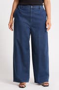 Eileen Fisher High Waist Roomy Wide Leg Jeans