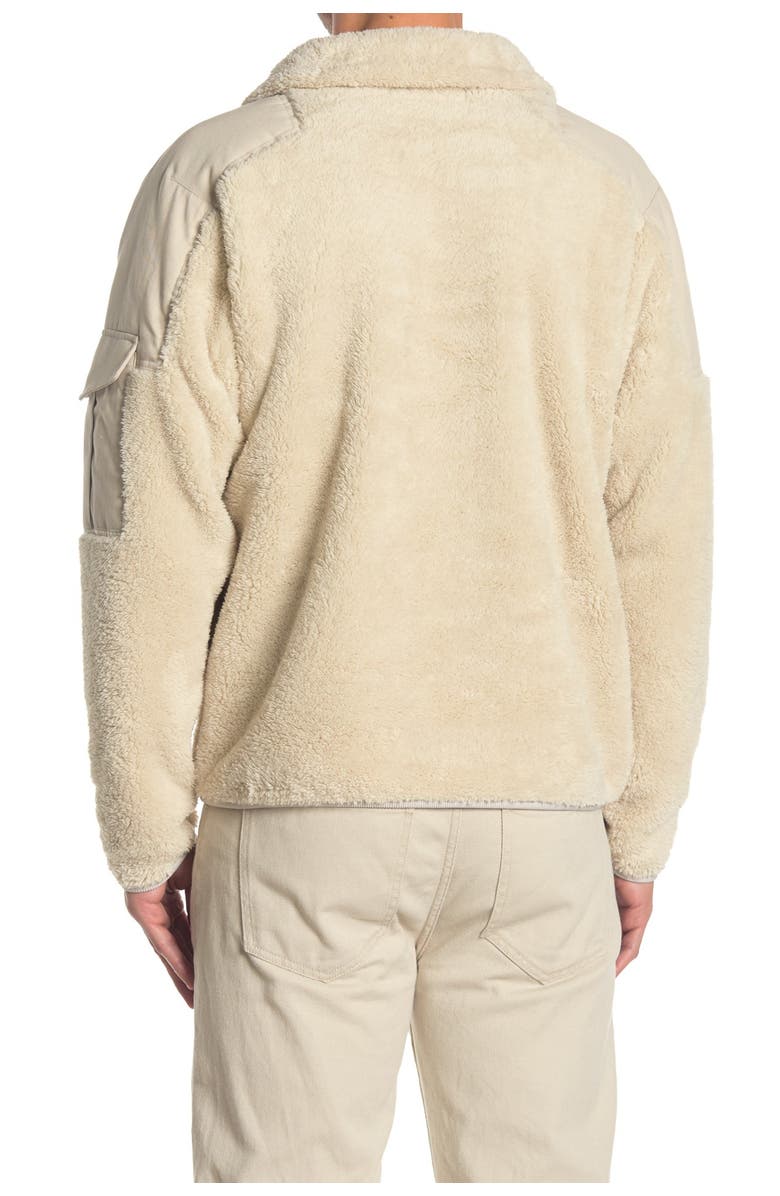 rag & bone Logan Faux Shearling Pullover, Alternate, color, 