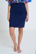 Gottex Modest Modest Surplice Skirt with Side Shirring