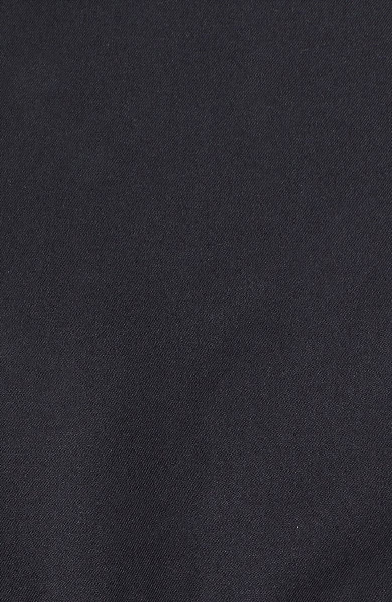 Burberry London 'Kensington' Leather Trim Double Breasted Trench Coat, Alternate, color,