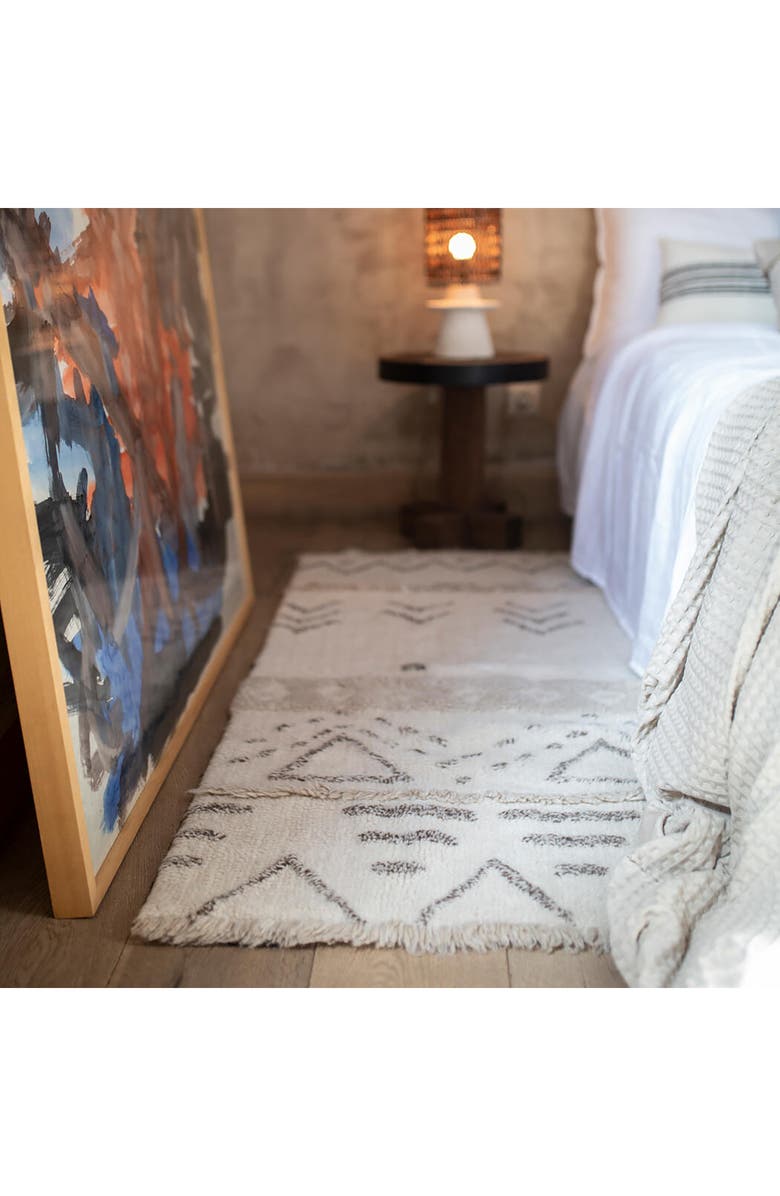 Lorena Canals Washable Wool & Recycled Cotton Rug, Alternate, color, Brown Tones