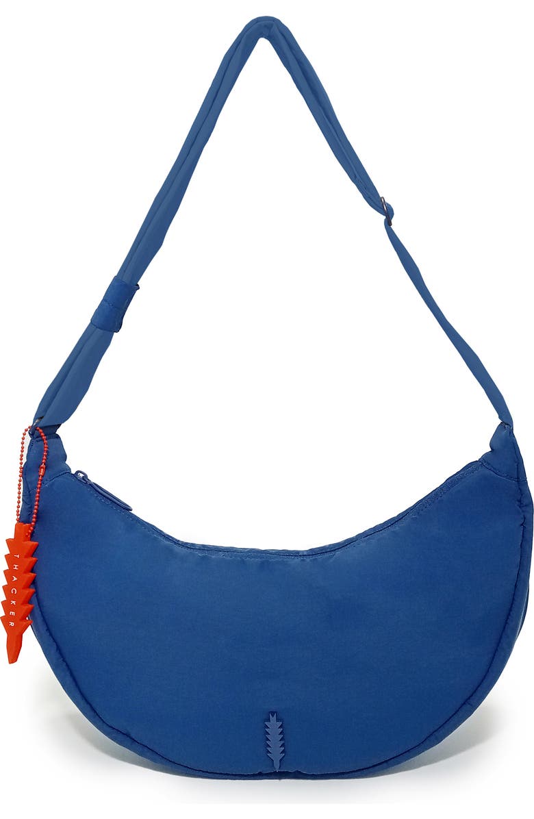 Thacker Cleo Large Crescent Bag, Main, color, Lapis