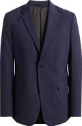 Theory Chambers Pinstripe Wool Blend Blazer