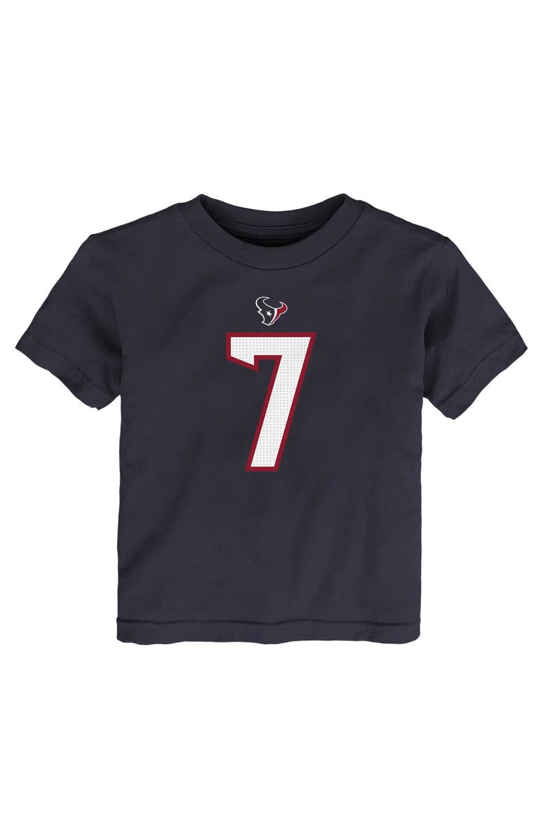 Nike Toddler Nike C.J. Stroud Navy Houston Texans Player Name & Number T-Shirt, Alternate, color, Navy