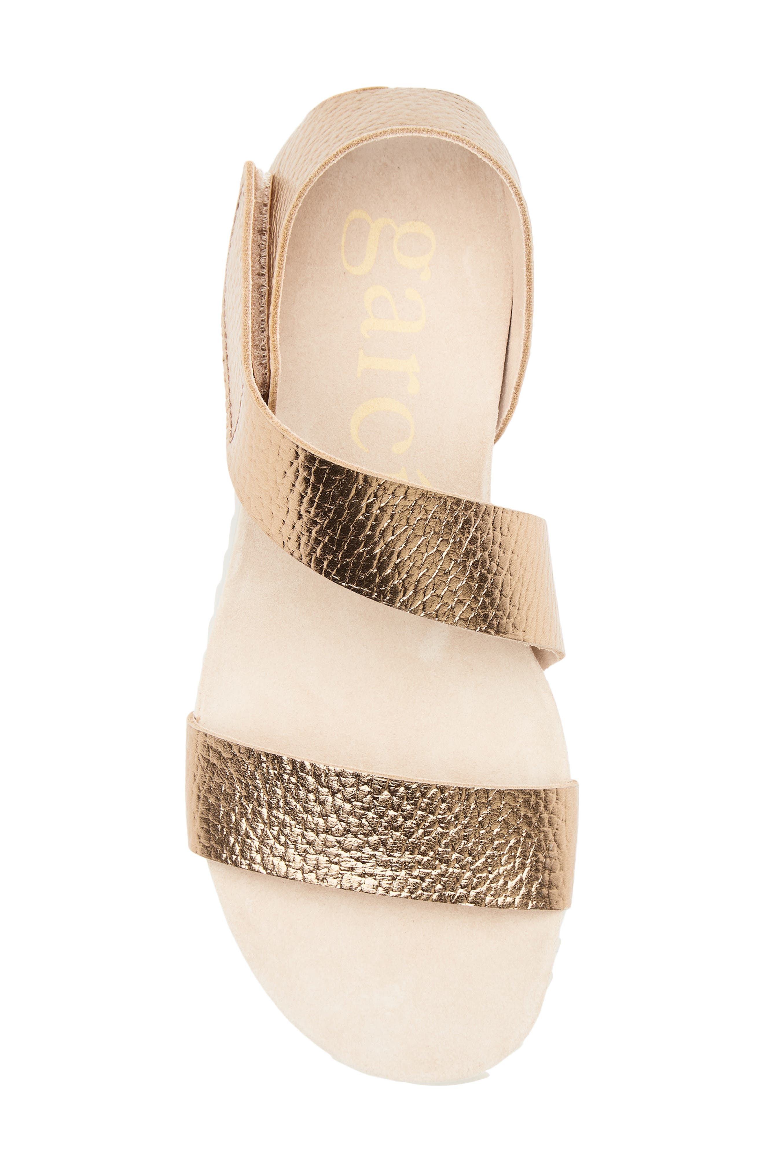 Pedro Garcia Jedda Two Strap Sandal, Alternate, color, Cava Cervo Lame