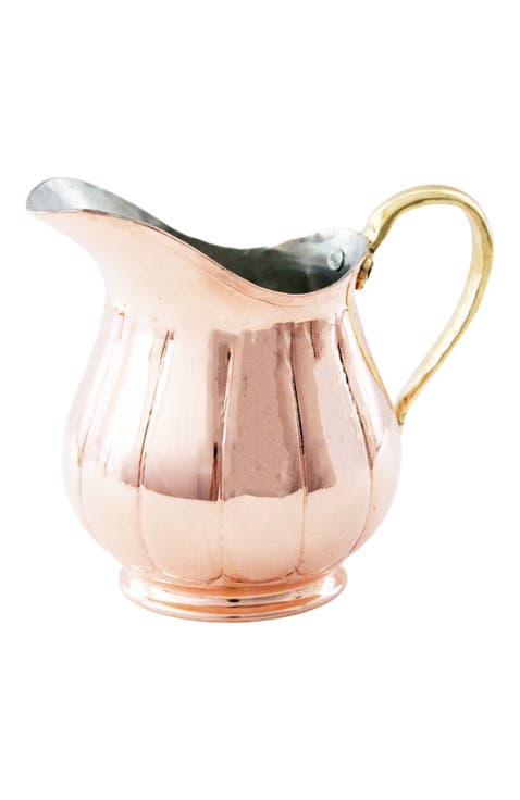 Vintage Inspired Copper Small Pitcher