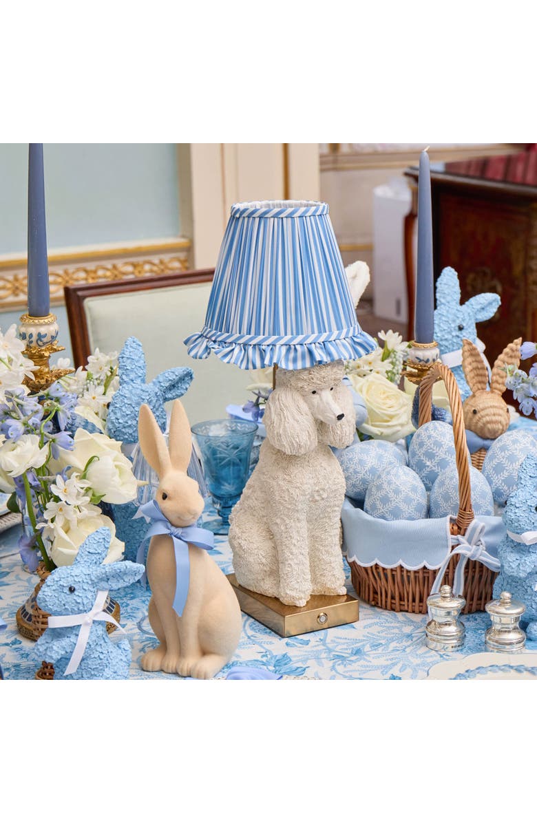 Mrs. Alice Fifi Poodle Rechargeable Lamp, Alternate, color, White