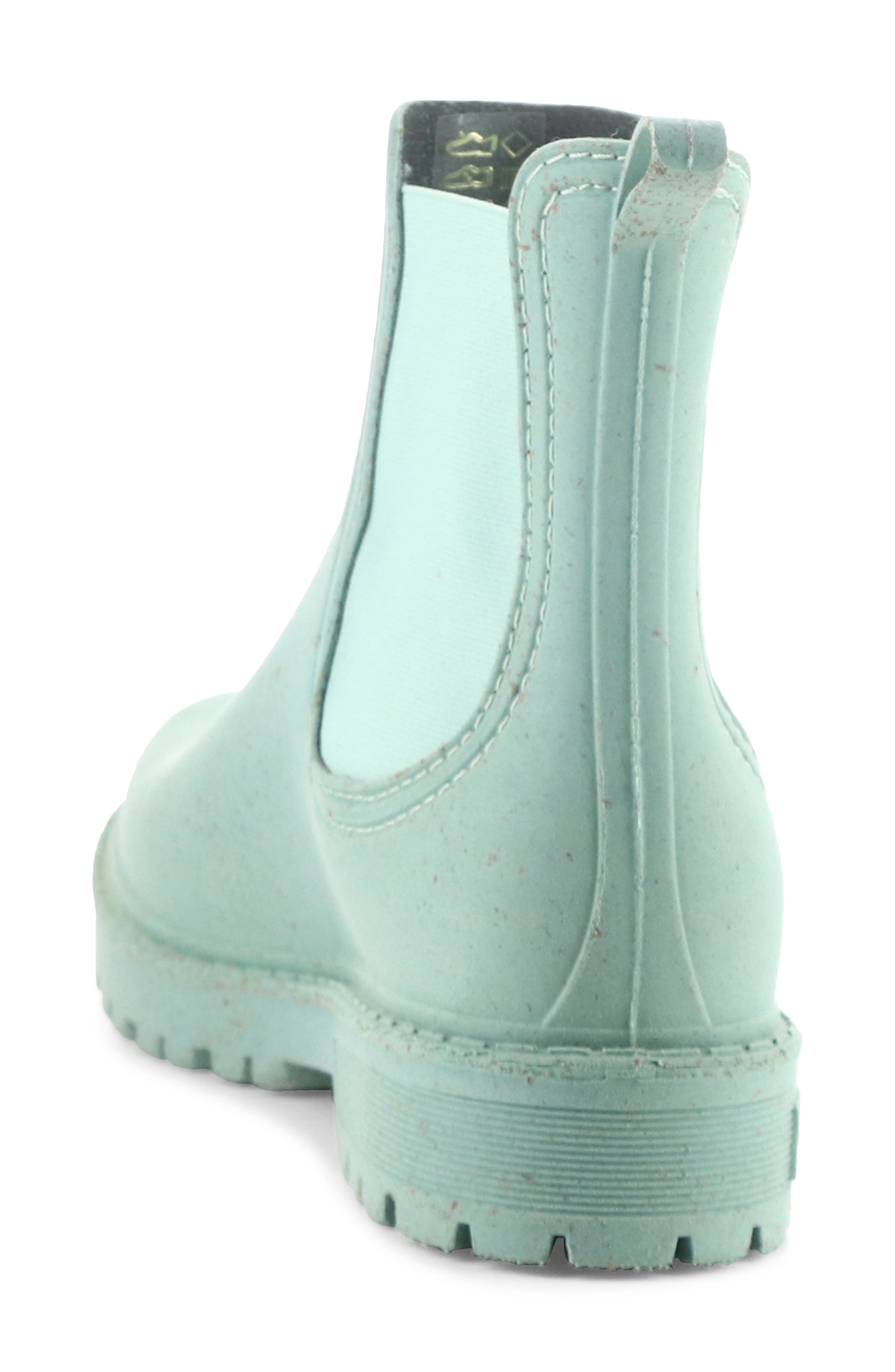 Asportuguesas by Fly London Oak Waterproof Chelsea Boot, Alternate, color, Mint Rubber Cork