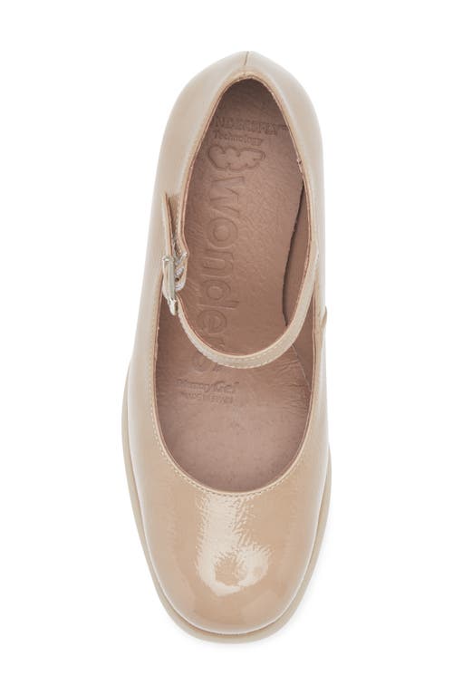 Wonders Mary Jane Platform Pump In Neutral